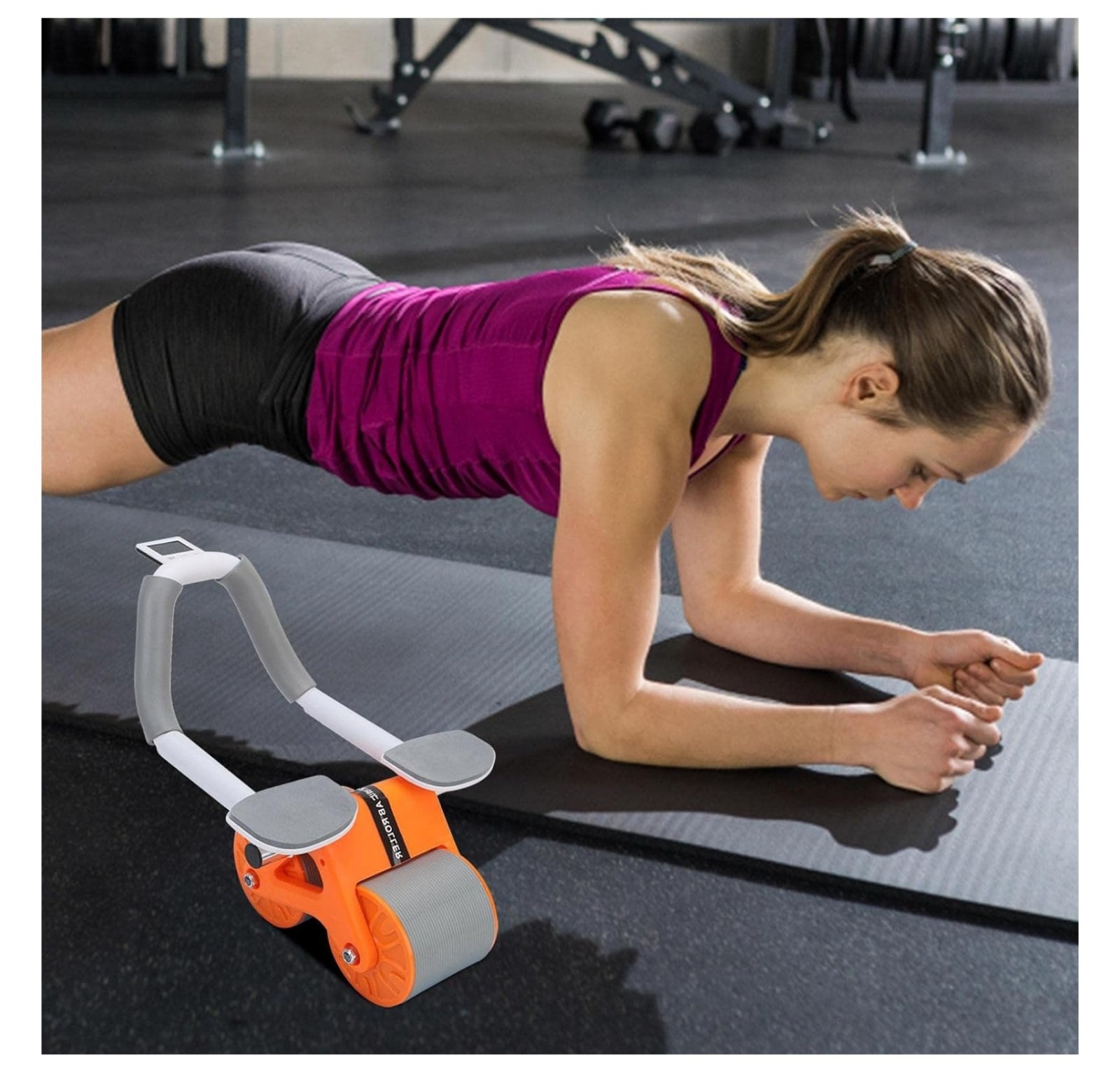 Miniatura 4 de Rueda Abdominal Rebote Auto Temporizador